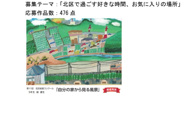 第12回北区絵画コンクール作品募集開始［神戸市北区］神戸市会議員 堂下豊史